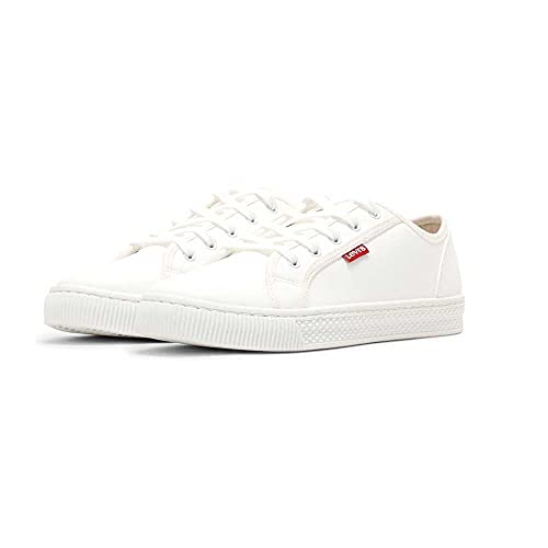 Levi's Malibu Beach S, Sneakers Mujer, Regular White, 38 EU