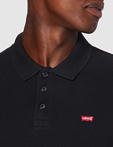 Levi's New Levis Hm Polo, Negro Mineral, L para Hombre