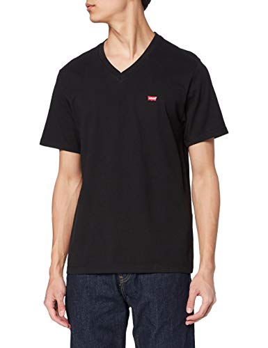 Levi's Orig Hm Vneck Camiseta, Black (Mineral Black 0001), X-Large para Hombre