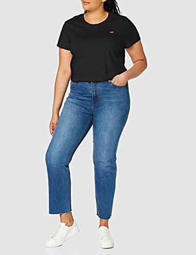 Levi's Perfect tee Camiseta, Caviar, M para Mujer