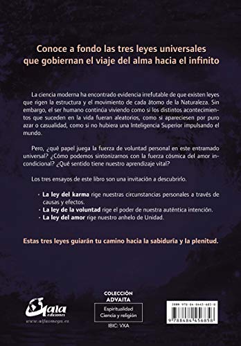 Ley del karma, ley de la voluntad, ley del amor. Las tres leyes que rigen el universo (Advaita)