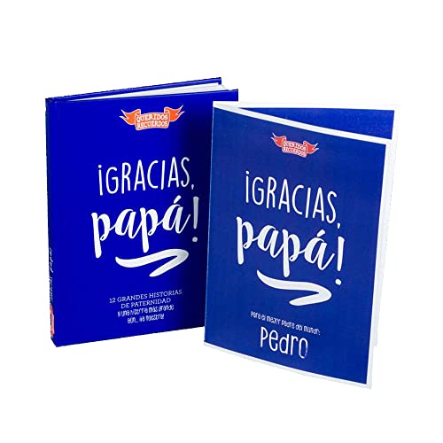 Libro ‘¡Gracias, papá! con Tarjeta Personalizada, un emotivo y Original Regalo para Padres