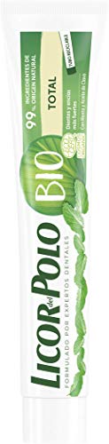 Licor Del Polo - Dentífrico Bio Completo – 12uds de 75ml (900ml) – Pasta de dientes con un 99% de ingredientes de origen natural – Refuerza dientes y encías