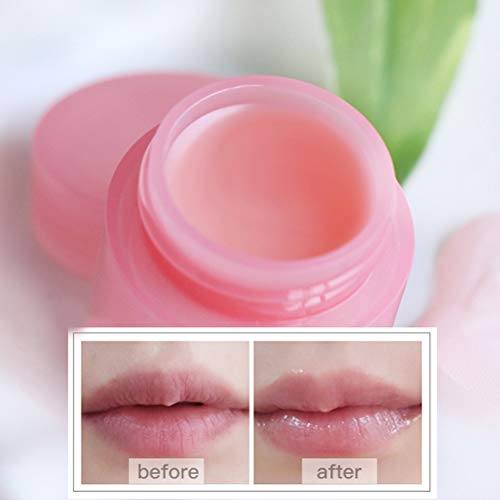 LifeBest Mascarilla para Dormir de Labios hidratante para Labios Suavizar la sequedad para Dormir Tratamiento de Noche Bálsamo Labial Hidrata y repara eficazmente los Labios Secos y agrietados