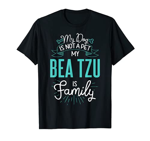 Lindo Bea Tzu camisa de regalo de perro familiar para mujeres y hombres Camiseta