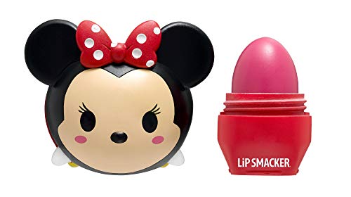 Lip Smacker – Colección Tsum Tsum – Bálsamo Labial Hidratante Infantil Minnie Mouse – Hidratante Labios Sabor Fresa – Ideal para Regalar – Envase Individual