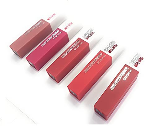 Lipstick liquido permanente DDONNA lote 6 colores