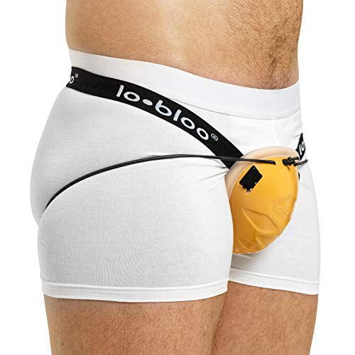 lobloo AEROFIT Adult Coquilla Protectora Atlética Patentada para Deportes Que se practican de pie como el Boxeo Tailandés, Karate, Hockey, Béisbol. Talla Hombre + 16 años