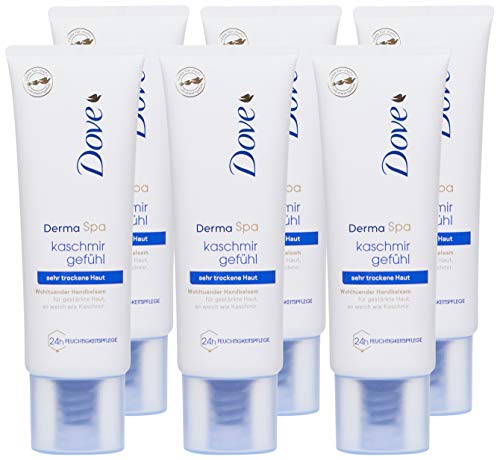 Loción para el cuerpo Dove DermaSpa sensación cachemira, paquete de 6 unidades (6 x 75 ml)