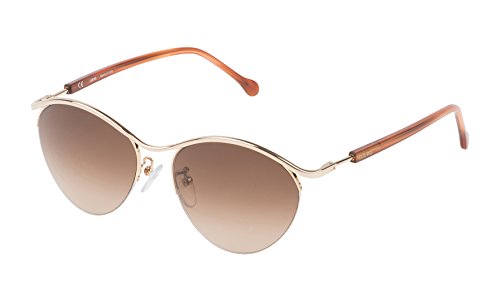 Loewe SLW473M53300Y Gafas de Sol, Shiny Rose Gold, 53 para Mujer