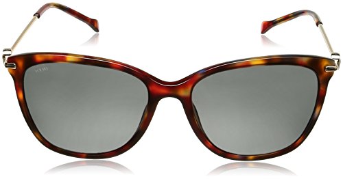 Loewe SLW935M5607TR Gafas de Sol, Brown/Yellow/Red, 56 para Mujer