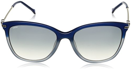 Loewe SLW935M560D36 Gafas de Sol, Blue Fading Two Azure, 56 para Mujer