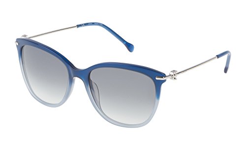 Loewe SLW935M560D36 Gafas de Sol, Blue Fading Two Azure, 56 para Mujer