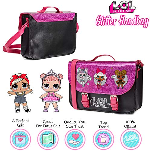 L.O.L. Surprise! Bolso de Mano Muñecas LOL para Niñas, con LOL Dolls Unicornio, Diva Y Queen Bee, Bolsos Bandolera para Pasear, Regalos Originales para Niñas y Adolescentes