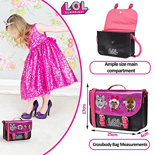 L.O.L. Surprise! Bolso de Mano Muñecas LOL para Niñas, con LOL Dolls Unicornio, Diva Y Queen Bee, Bolsos Bandolera para Pasear, Regalos Originales para Niñas y Adolescentes