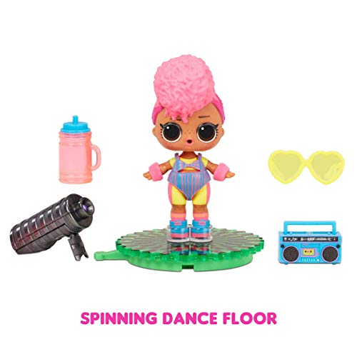 LOL Surprise Dolls Dance Dance Dance 8 Sorpresas - Incluye Pista de Baile Giratoria y Tarjeta de Baile, Muñecas Coleccionables para Niñas a Partir de 3 Años