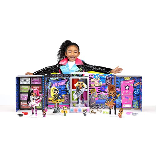 LOL Surprise OMG Remix Super Surprise, Con más de 70 sorpresas, 4 Muñecas de Moda y 4 Instrumentos Musicales + Con 25 Sorpresas, Muñeca de Moda Coleccionable