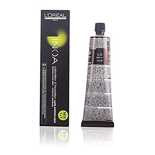 L'Oréal Inoa, Coloración permanente, 6.32 Rubio oscuro dorado irisado, 60 ml