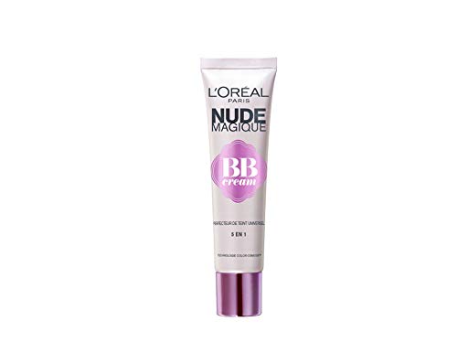 L'Oréal Paris Nude Magique BB Crème Light - cremas faciales BB & CC (Piel Iluminada, Mujeres, Piel normal, Hidratante, Francia)