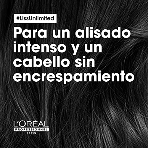 L’Oréal Professionnel | Aceite Alisador Intenso para cabellos rebeldes encrespados y alisados, Liss Unlimited, SERIE EXPERT, 125 ml