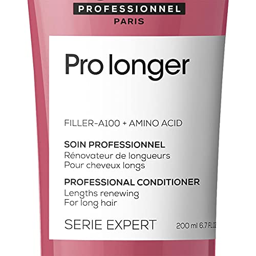 L’Oréal Professionnel | Acondicionador Reparador para cabellos largos con puntas finas, Pro Longer, SERIE EXPERT, 200ml