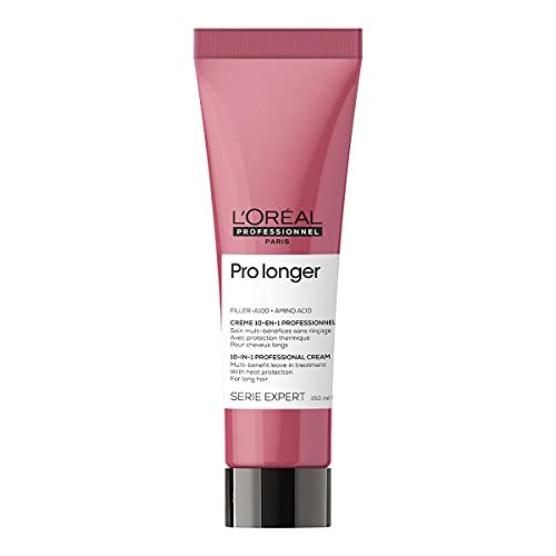 L’Oréal Professionnel | Crema 10-in-1 Reparadora para cabellos largos con puntas finas, Pro Longer, SERIE EXPERT, 150ml