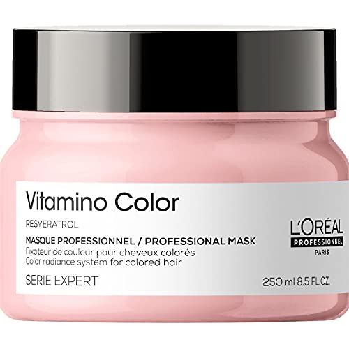 L’Oréal Professionnel | Mascarilla Protectora del color para cabellos teñidos, Vitamino Color, SERIE EXPERT, 250ml