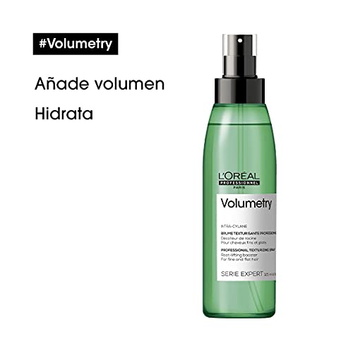 L’Oréal Professionnel | Spray Leave-in, Voluminizador antigravedad para cabellos planos y finos, Volumetry, SERIE EXPERT, 125 mL