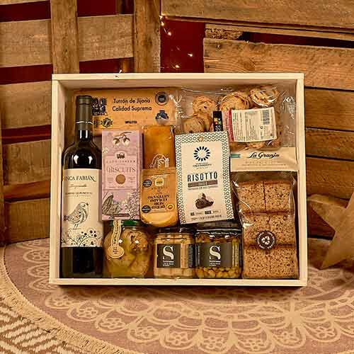 LOTES DE NAVIDAD ORIGINALES - LOTE 360-10 CAJA MADERA CAFÉ DE LA RUE