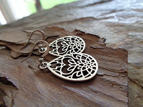 ✿ LOTUS FLOWER DEW DROPS ✿ Pendientes con tachuelas