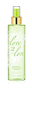 Love 2 Love Jasmine Plus Sparkling Mimosa Mist para ella, 240 ml