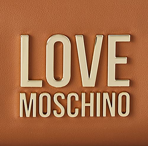 Love Moschino Pre Collezione Autunno Inverno Bolso de Hombro para Mujer, colección otoño-Invierno 2021, marrón, Talla única