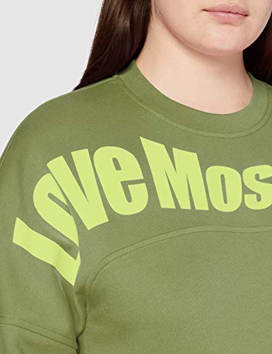 Love Moschino Sweatshirt Sudadera, Green, 42 para Mujer