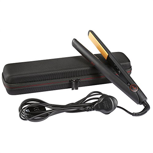 LuckyNV Portátil Que Lleva la Caja de la Plancha de Pelo de EVA para Ghd IV Styler Styler Herramienta Clásica Caja de Almacenamiento de la Caja del bigudí Protector (Negro)