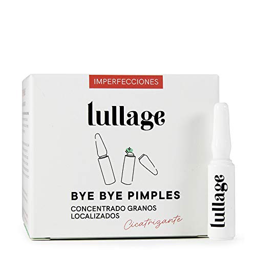 LULLAGE Monodosis Roll-on para Eliminar Granos Localizados Piel Mixta - Grasa, 5 unidades | Tratamiento VEGANO y Natural con Niacinamida | Reduce la Rojez y ayuda en la Cicatrización, Bye Bye Pimples