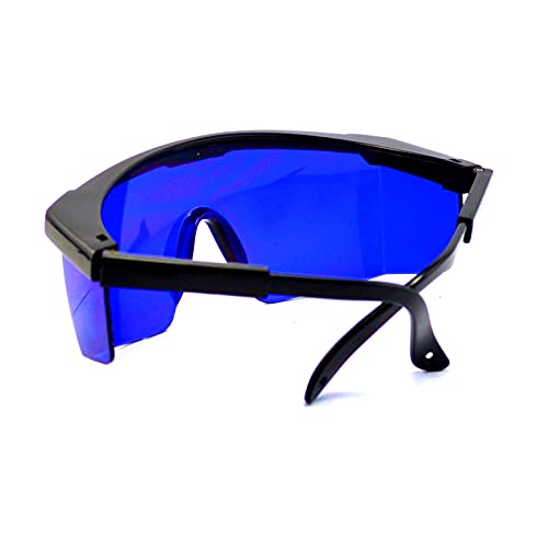 Macllar Gafas Proteccion Laser IPL, Gafas láser Grabador láser Gafas protectoras Gafas protectoras para los ojos Gafas de seguridad para trabajar con estuche para gafas, Azul