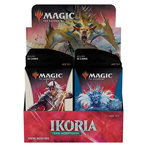 Magic The Gathering MTG-IKO-TBD-EN Ikoria Lair of Behemoths Theme Booster Display de 12 Paquetes