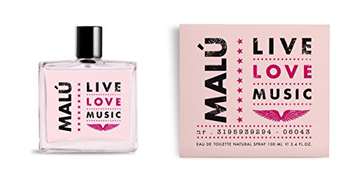 MALÚ eau de toilette live love music frasco 100 ml