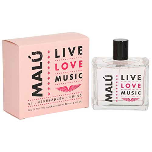 MALÚ eau de toilette live love music frasco 100 ml