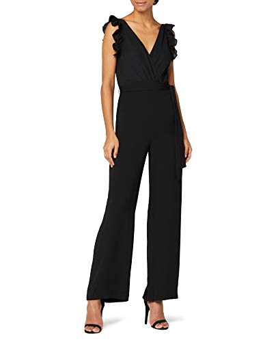 Marca Amazon - Truth & Fable Mono Mujer, Negro (BLACK BLACK), 38, Label: S