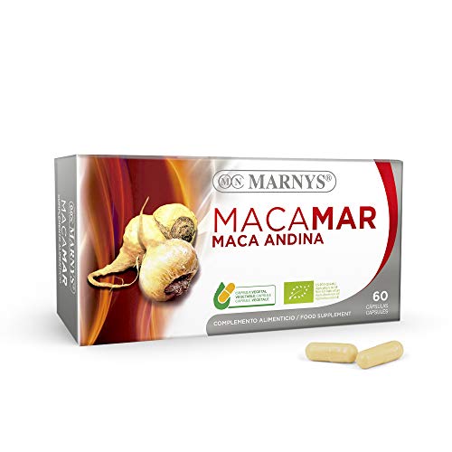 MARNYS Macamar Maca Andina BIO Energía y Vitalidad para la Mujer 60 Cápsulas