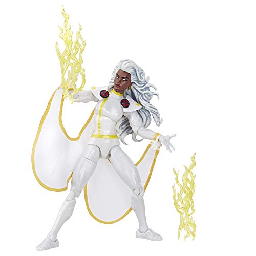 Marvel Figura de Ventilador Retro de 6 Pulgadas, colección Storm X-Men Figura de acción, Marvel Super Hero Collectible Series, para niños de 4 años y Otros