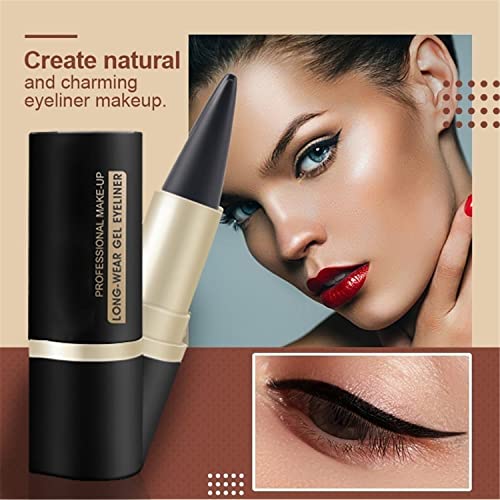 Matte Quick-Dry Eyeliner | Black Gel Eyeliner | Waterproof Eye Liner | Smudge Proof Eye Line Pen | All-Day Long Lasting Gel Stick Eyeliner (1 PC)