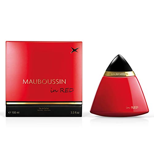 Mauboussin - Eau de Parfum Femme - In Red - Aroma Floral, Amaderado & Oriental - 100ml