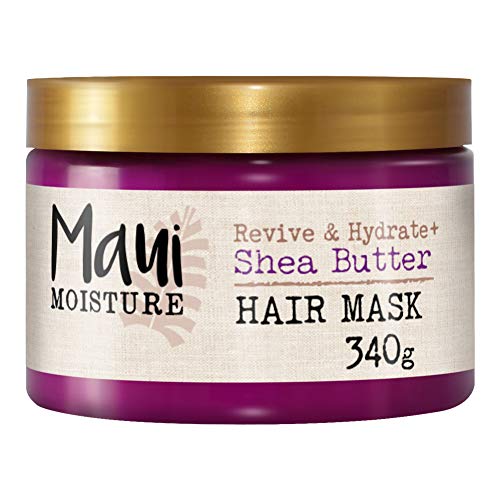 Maui Moisture - Shea Butter Revitaliza e Hidrata Champú 385 ml + Acondicionador, 385 ml + Mascarilla Antirrotura, 340 g