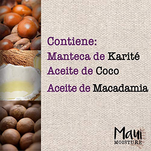 Maui Moisture - Shea Butter Revitaliza e Hidrata Champú 385 ml + Acondicionador, 385 ml + Mascarilla Antirrotura, 340 g