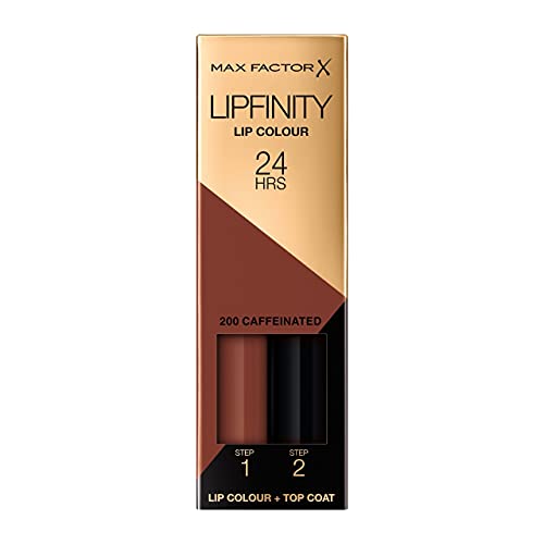 Max Factor Lipfinity Labial Larga Duración - Tono 200 Caffeinated, 2 ml