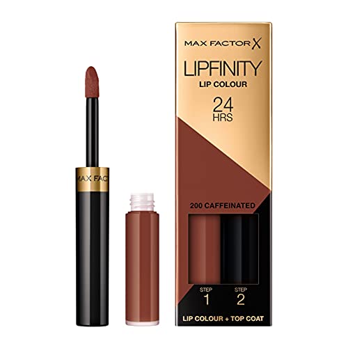 Max Factor Lipfinity Labial Larga Duración - Tono 200 Caffeinated, 2 ml