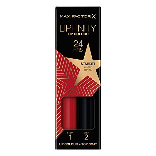 Max Factor Lipfinity Rising Stars - Labial liquido, Tono 088 Starlet 2.3 ml