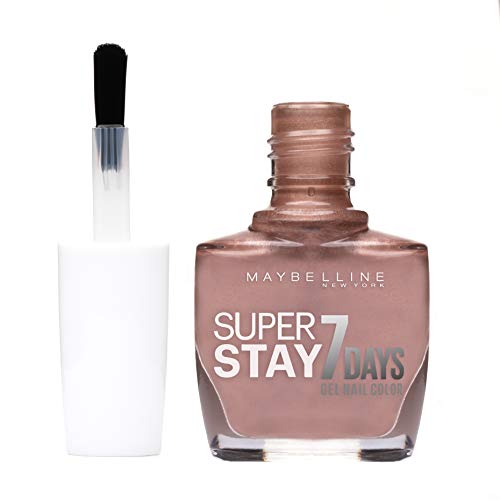 Maybelline New York Make-up superstay nailpolish Forever Strong 7 Days acabado Gel Esmalte de Uñas/lacado color con Ultra Fuerte sujeción sin lámpara UV en enriquecidos Azul Oscuro, 1 x 10 ml